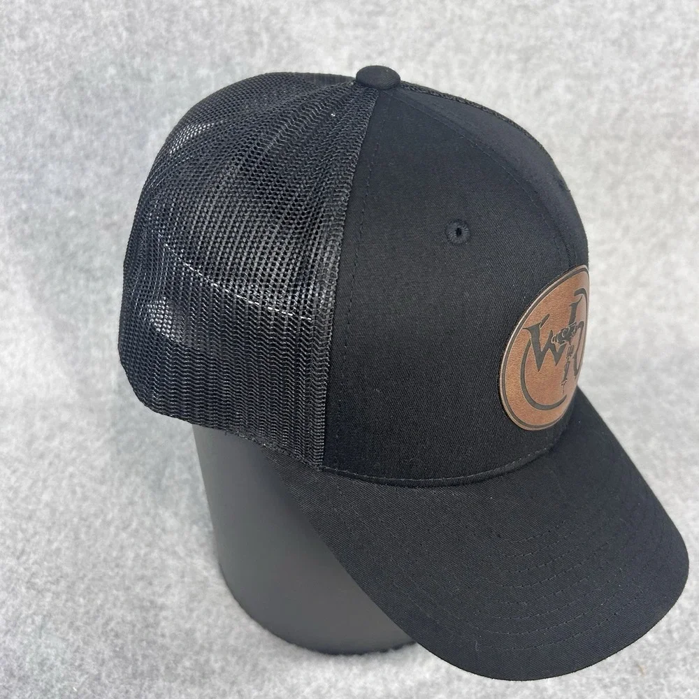 Tattoo Machine Logo WR Black Mesh Trucker Hat Snapback Cap Yupoong Classics